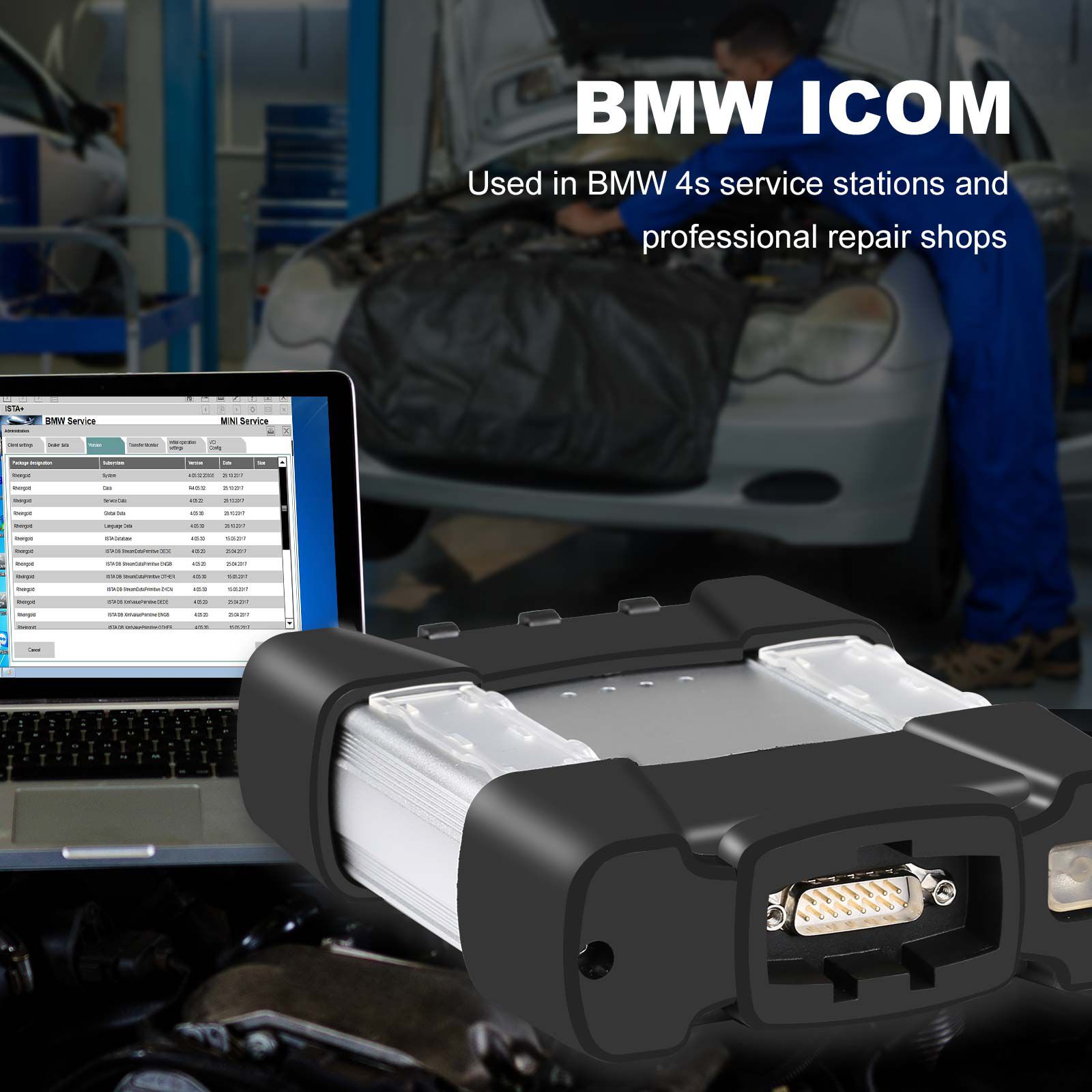 Herramienta de diagnóstico profesional BMW ICOM next con función wifi