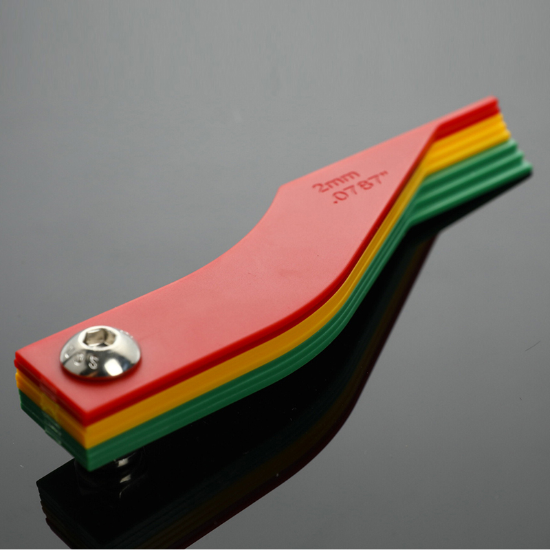 8 In 1 Brake Pad Measuring Tool Gauge Feeler Tester Scale Lining Thickness Wear Meter Thickness Gauge Handy Measuring