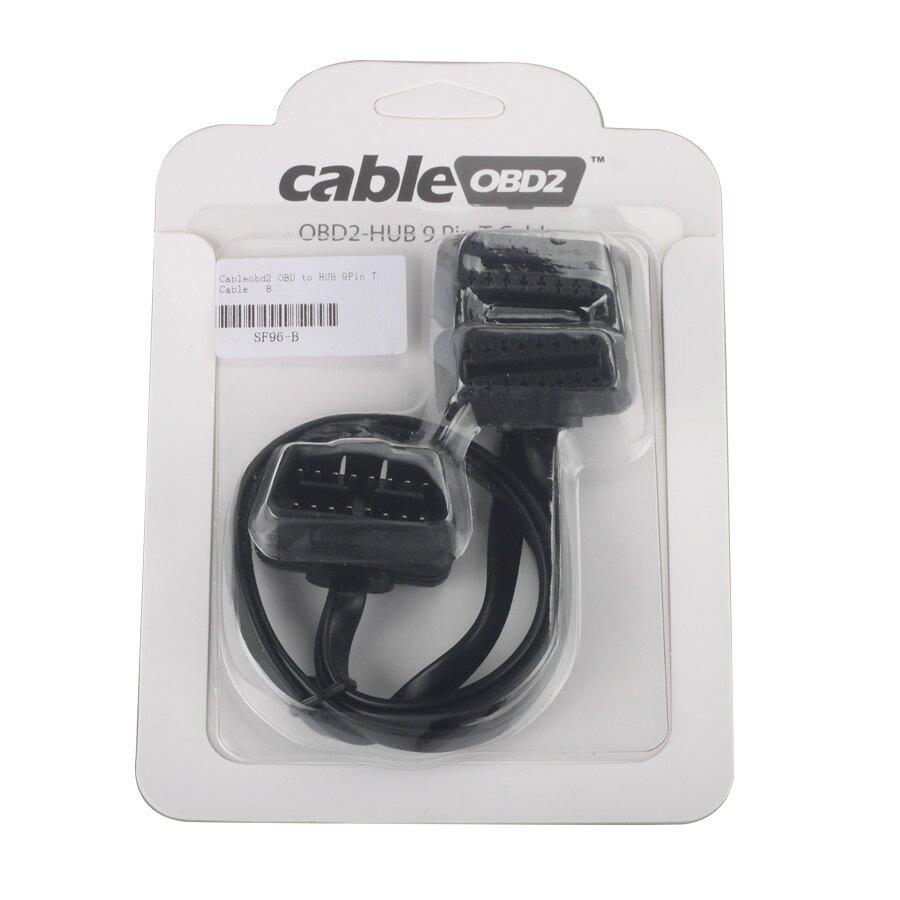 Cable cablebod2 OBD a Hub 9 pin T para elm327 / adblueobd2 / niroobd2 / ecobd2 / GPS / dispositivos de navegación