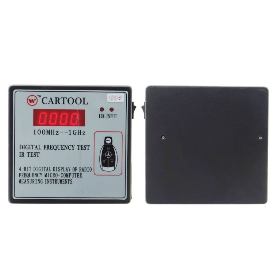 CARTOOL Digital Frequency Tester IR Tester Remote Key Frequency Tester (Frequency Range 100-1GMHZ)
