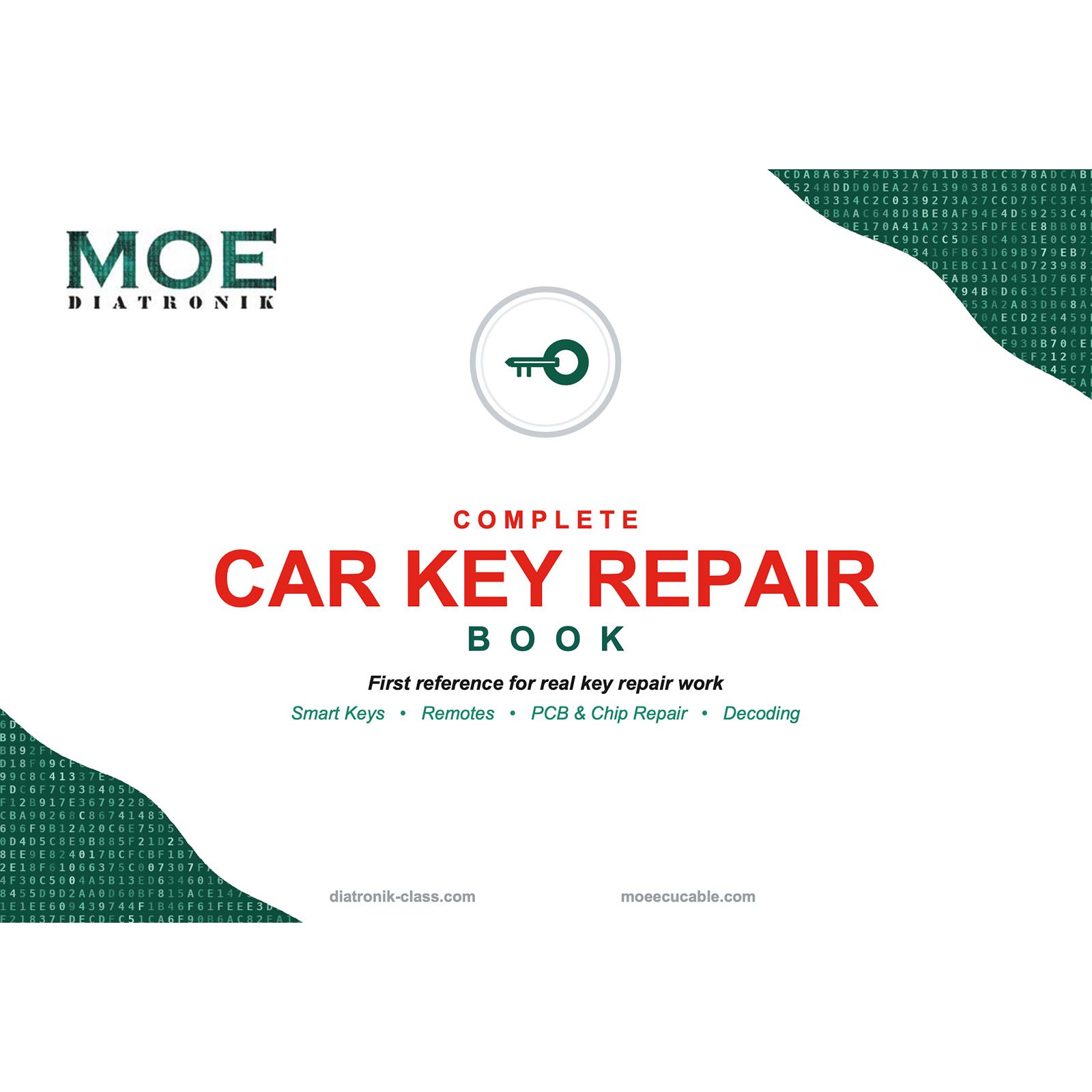 2026 Complete Car Key Repair Book Online E-Book By MOE Diatronik