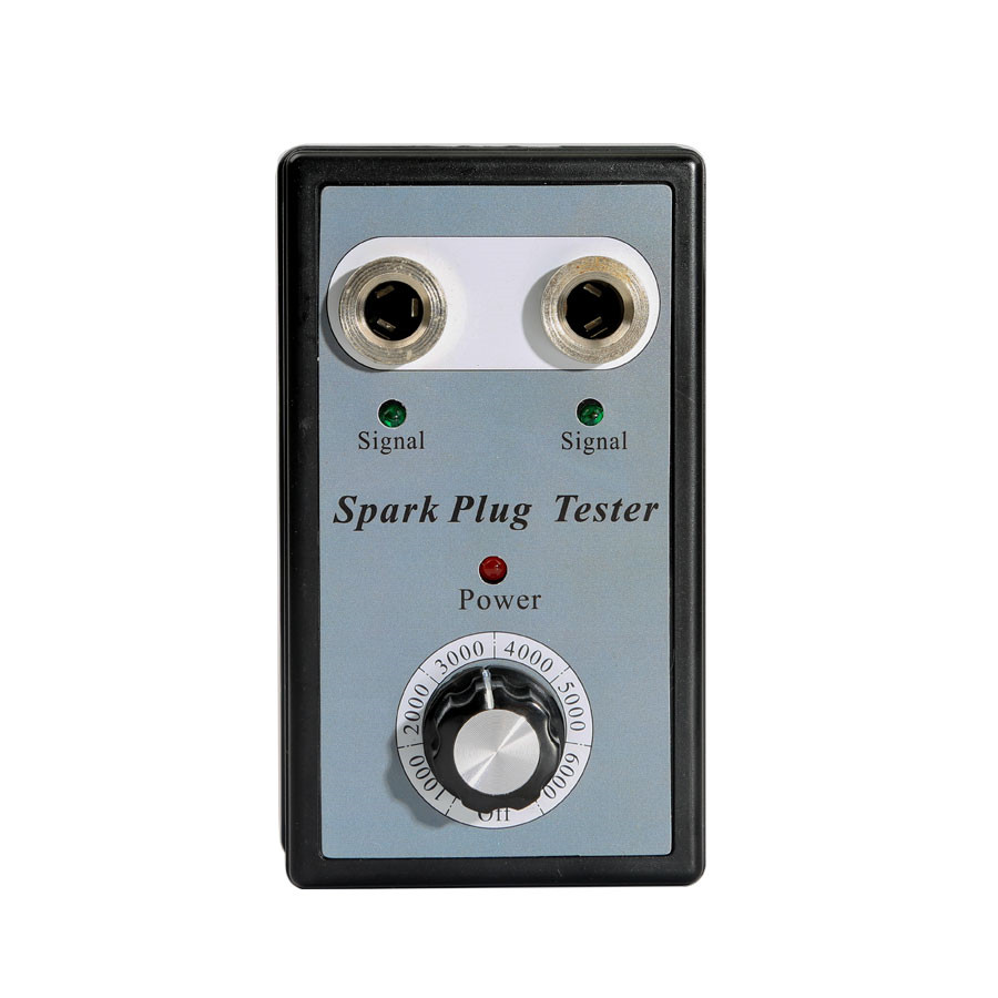 Dual Hole Spark Tester Analyzer Ignition Plug Detector For 12V DC Vehicles 