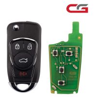 CG A22-3+1 BUI.C New Style (Flip-4BTN) 4 Buttons Wire Remote Used with CGDI K2 Key Programmer 5pcs/lot