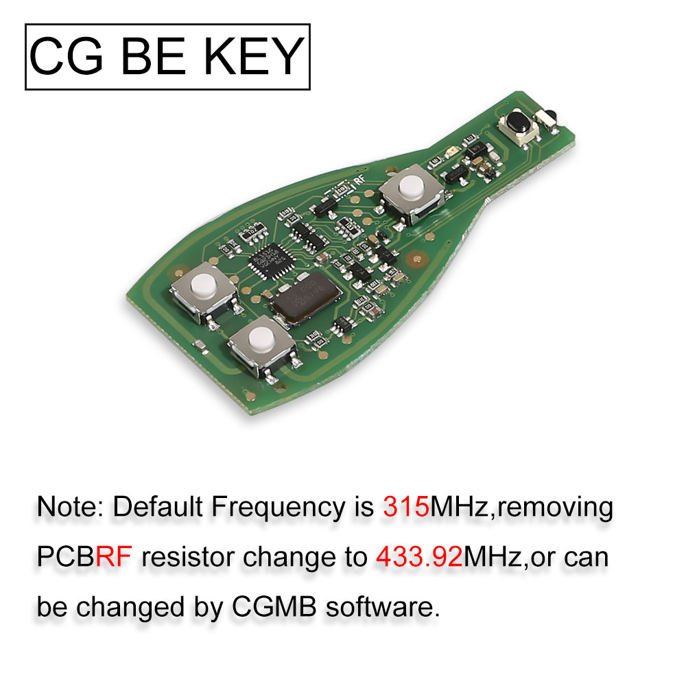 Original CGDI MB Be Key V1.3 Support All Mercedes Till FBS3 315MHZ/433MHZ Get 1 Free Token for CGDI MB