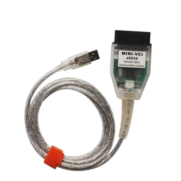 Cable único mini VCI j2534 con tis techstream v15.00.026 para el software de diagnóstico OEM Toyota