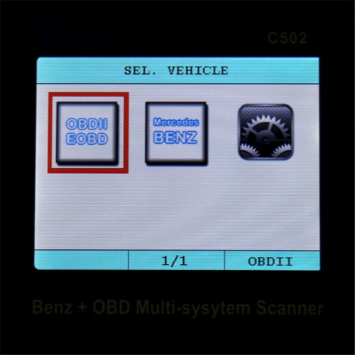 Creator C502 BENZ&OBDII/EOBD 다중 시스템 스캐너