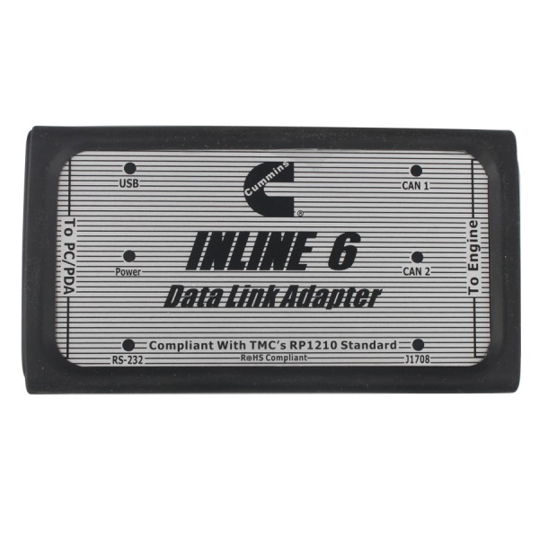 커밍스 INLINE 6 데이터 링크 어댑터 Insite 7.62 다국어 트럭 진단 도구