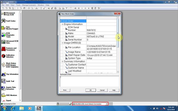커밍스 INSITE 8.2.0.184 Software Pro 버전 500배 제한 다중 언어 지원