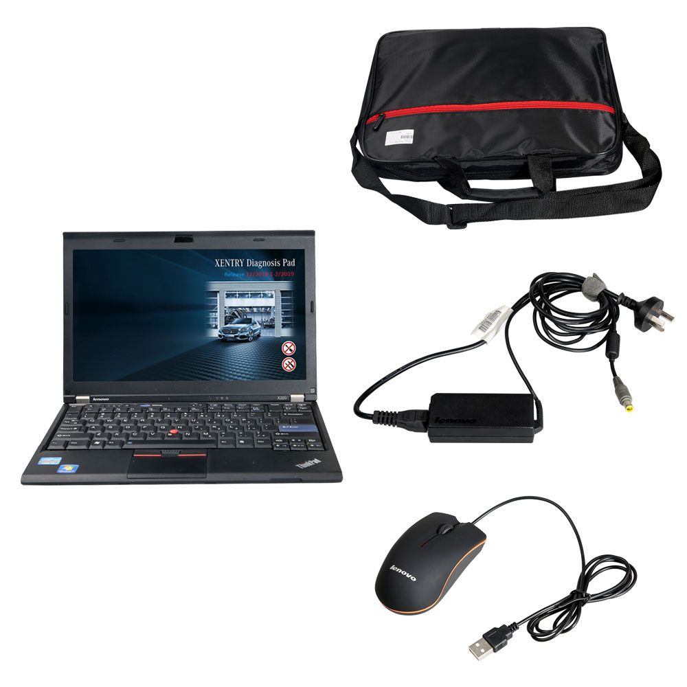 DOIP MB SD C4 PLUS Connect Compact C4 Star Diagnosis with 2021.9 Software SSD Plus Lenovo X220 I5 4GB Laptop