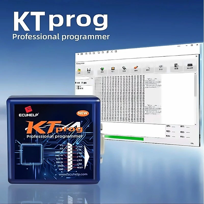 ECUHELP KTprog チッププログラマー ST10F275 / Infineon TC265D / TC275T / TC277 ECU読み取り書き込み対応