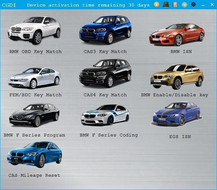 EGS ISN Authorization for CGDI Prog BMW MSV80 Key Programmer