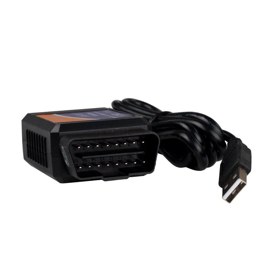 ELM327 V1.5 플라스틱 OBDII EOBD CANBUS 스캐너, FT232RL 칩 없음