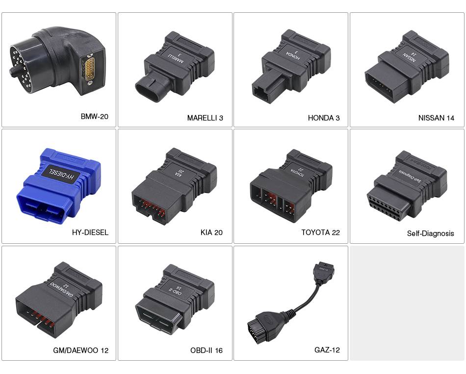 Escáneres de vehículos de gasolina y camiones pesados fcar F3 - G (f3 - w + F3 - d)