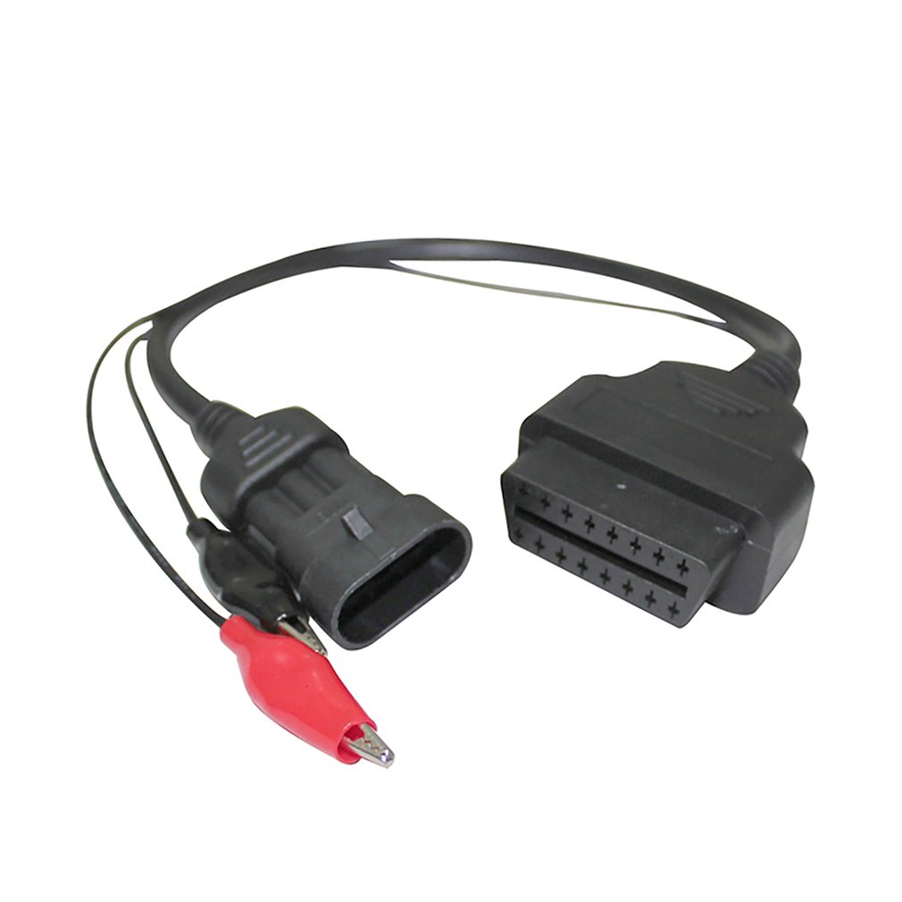 16Pin OBD2 to 3Pin OBD1 Diagnostic Adaptor Connector Cable For Fiat Alpha 