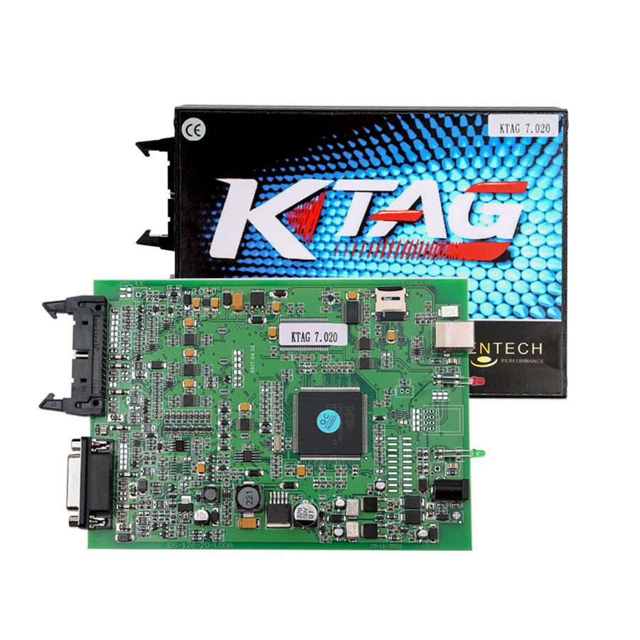 최신 버전 V2.23 KTAG ECU 프로그래밍 도구 펌웨어 V7.020 마스터 버전(무제한 토큰 포함)