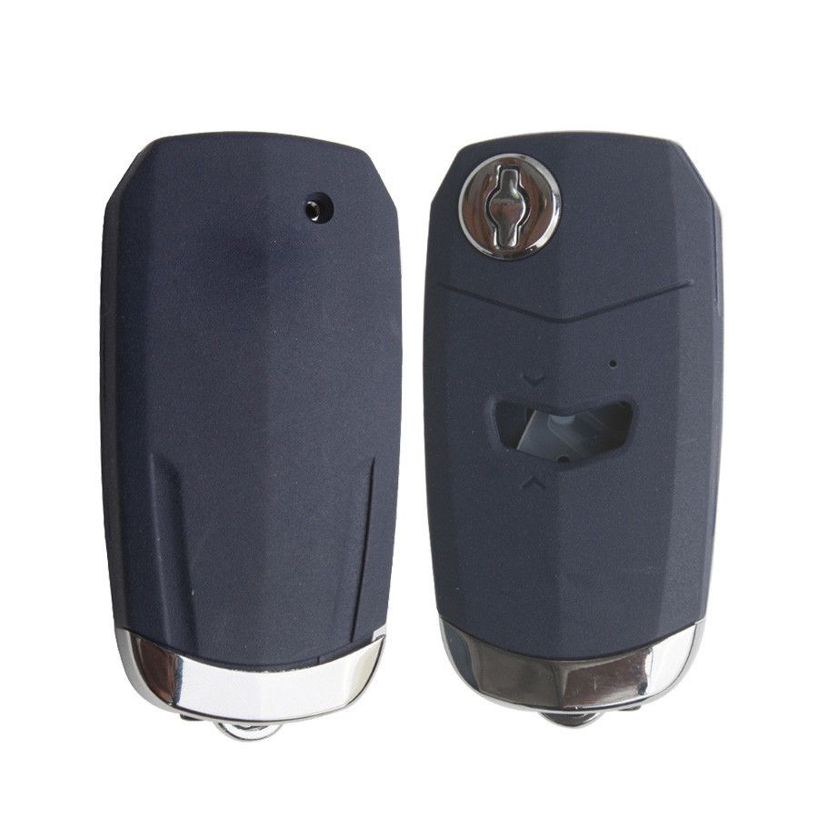 Flip Remote Key Shell 1 Button Blue Color Flat Slotting for Fiat 5pcs/lot