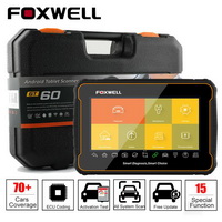 Foxwell GT60 plus todo el sistema obd2 escáneres automotrices activados y codificados ABS desinflado lector de código DPF OBD 2 herramientas de diagnóstico automotrices