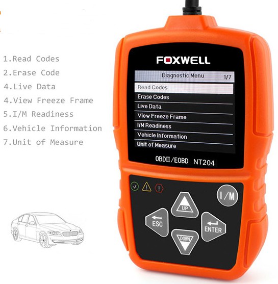 Lector de codificadores foxwell nt204 2