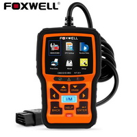 El lector de código foxwell nt301 can OBDII / eobd admite múltiples idiomas