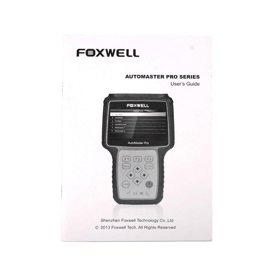 Foxwell NT630 ABS 에어백 재설정 AutoMaster 프로그램