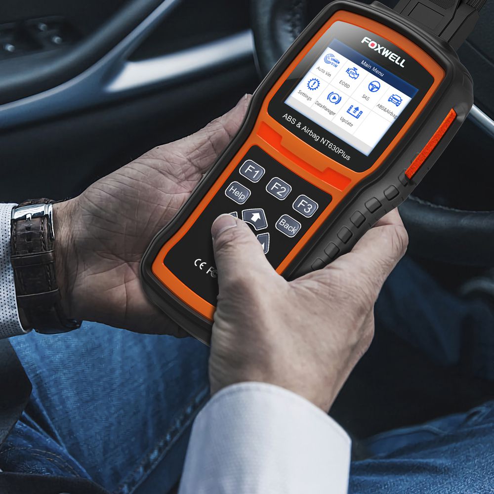 Foxwell nt630 plus obd2 herramienta de diagnóstico automotriz ABS airbag reset SAS Calibration Code Reader odb2 obd2 escáner automático