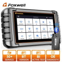 FOXWELL NT809BT OBD2 Bluetooth Kfz-Scanner Alle System BiDirectional Scan Tool 30+ Zurücksetzen OBD2 Code Reader Diagnosewerkzeug