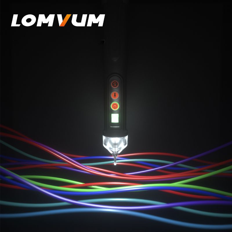 LOMVUM AC Voltage Electric Compact Pen Current Testing Pencil Circuit Breaker Finder 12V/48V-1000V Voltage Sensitivity An log
