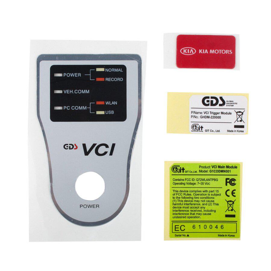 GDS VCI for KIA & HYUNDAI with Trigger Module Firmware V2.02 Software V19 Red Version