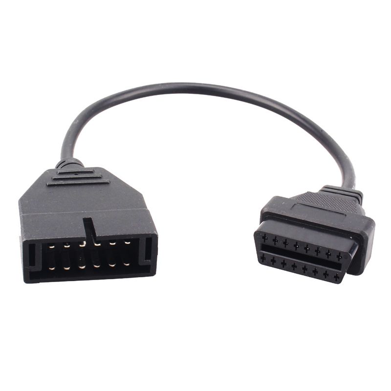 New 12 Pin to OBD2 16 Pin Interface Diagnostic Adapter Cable Plug for GM Vehi F 