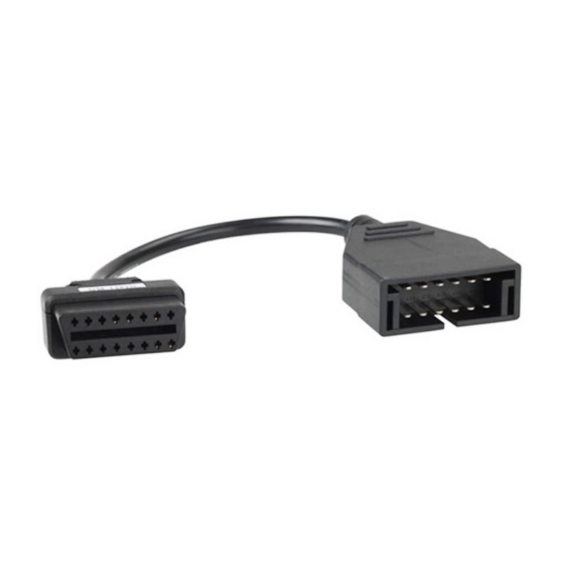 Conector de diagnóstico automático OBDII OBD 2 conector para cable GM de 12 a 16 agujas GM12 para adaptadores de escáneres automáticos para vehículos GM