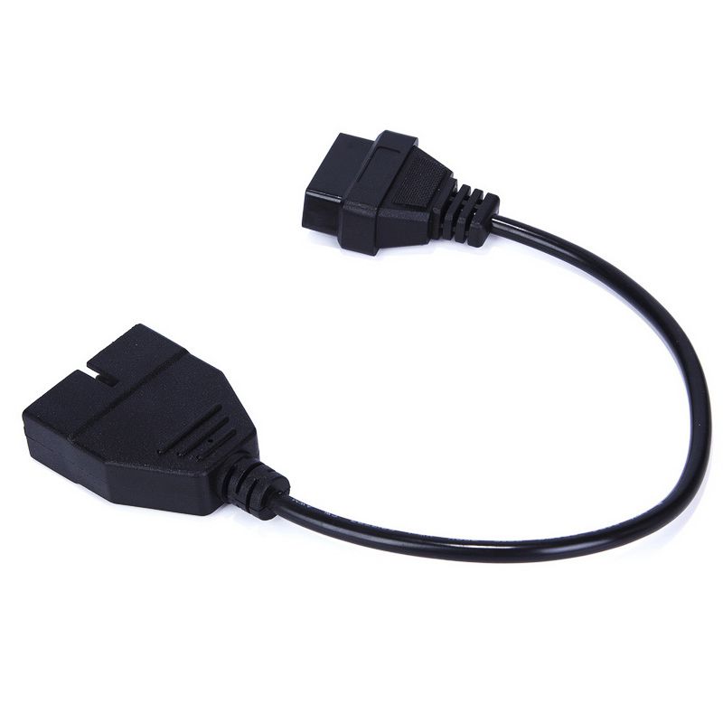 Conector de diagnóstico automático OBDII OBD 2 conector para cable GM de 12 a 16 agujas GM12 para adaptadores de escáneres automáticos para vehículos GM