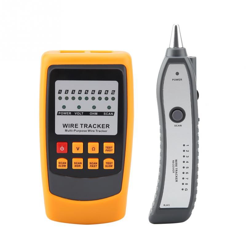 GM60 Wire Tracker Cable Breakpoint Detector Handheld Rapid LAN Cable Tester Circuit Breaker Finder