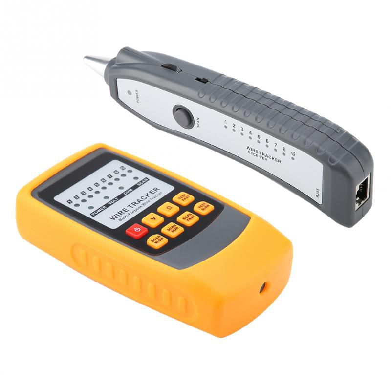 GM60 Wire Tracker Cable Breakpoint Detector Handheld Rapid LAN Cable Tester Circuit Breaker Finder