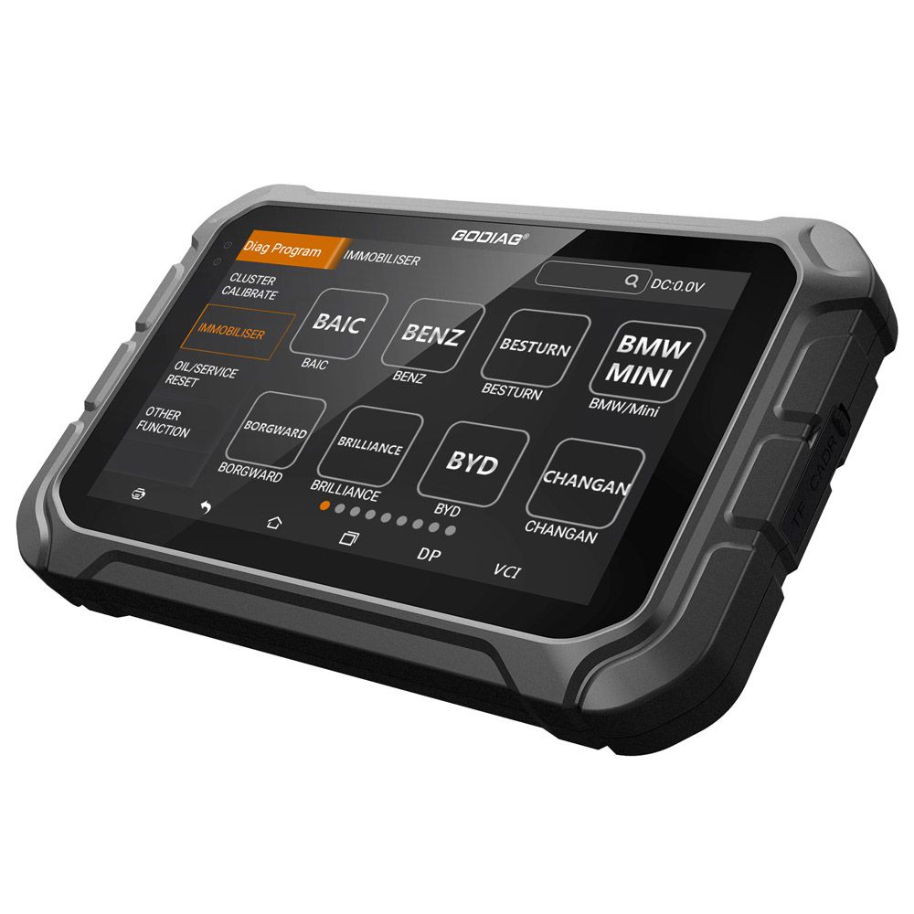  GODIAG GD801 Key Programmer Multi-language Support Mileage Correction ABS EPB TPMS EEPROM etc