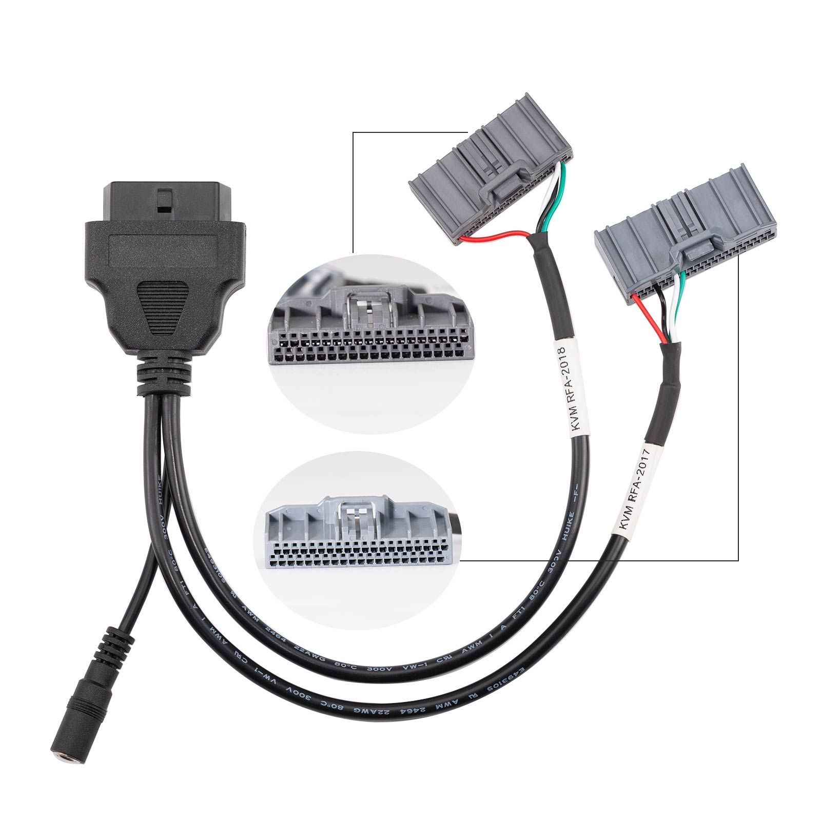2025 GODIAG Jaguar Land Rover Pre-2017 J-L-R Post-2017 KVM RFA 2-in-1 Communication Test Cable