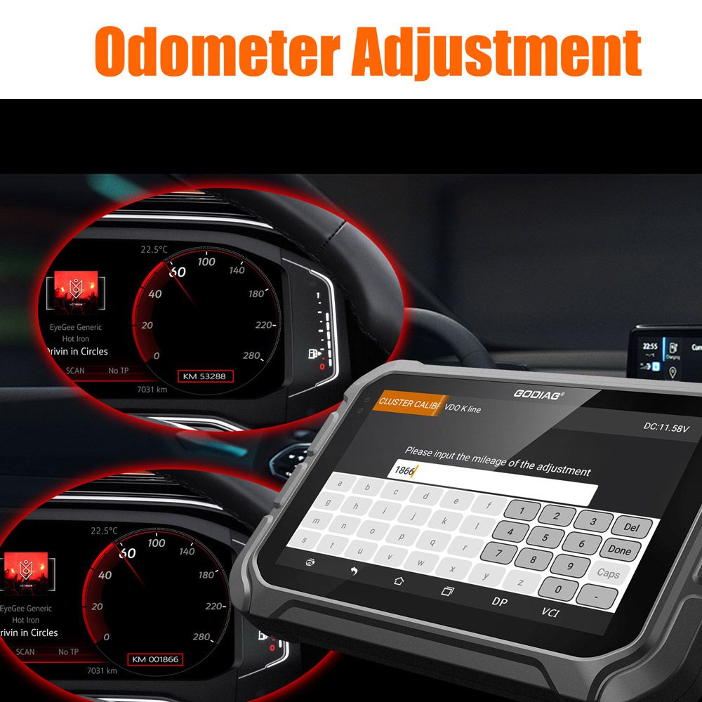 GODIAG OdoMaster OBDII Mileage Correction Tool Better Than OBDSTAR X300M