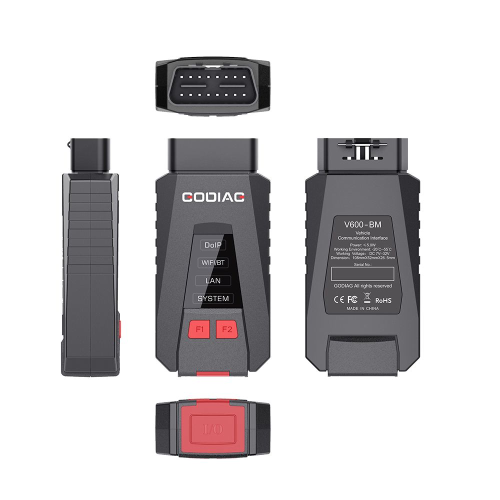 GODIAG V600-BM BMW Diagnostic and Programming Tool with V2021.3 Software ISTA-D 4.28.20 ISTA-P 3.68.0.0008 500GB HDD