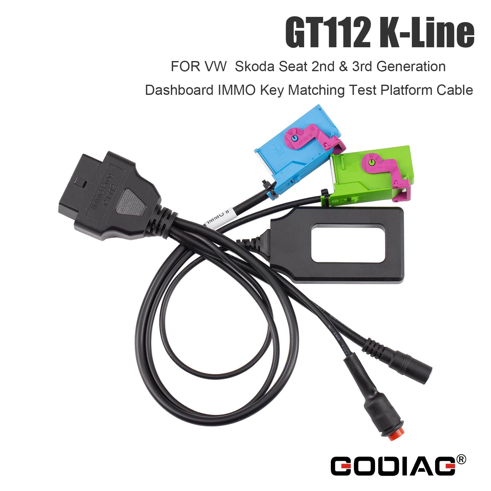 GODIAG VAG Test Platforms Full Package GT110 GT111 GT112 GT114 for VAG 2nd/3rd/3.5th/4th Generation Dashboard IMMO Key Matching