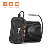 Handhold F240  3.9mm tiny camera WIFI endoscope  industrial borescope Car overhaul Check drain pipe with 2600mA lithium battery