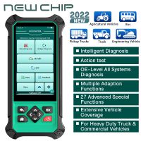 새로운 CHIP HDT301 OBD2 트럭 진단 스캐너 Professional 모든 시스템 27 재설정 사전 예방 테스트 OBD 24V 중형 트럭 스캐너 도구