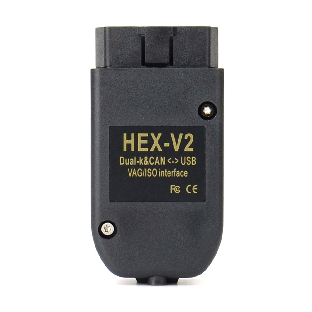 HEX-V2 HEX V2 Dual K & CAN USB VAG Car Diagnostic interface V19.6 for Volkswagen Audi Seat Skoda