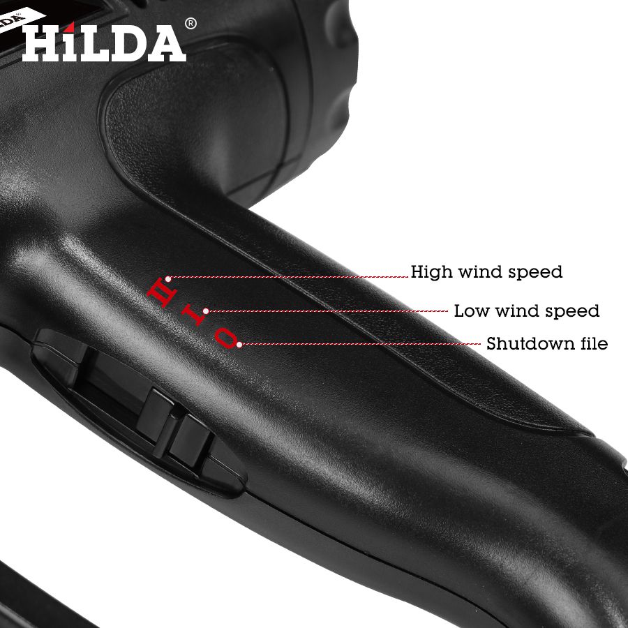 Hilda 2000w pistola de aire caliente con 2 temperaturas ajustables pistola de aire caliente eléctrica avanzada pistola de aire caliente 220V herramienta eléctrica