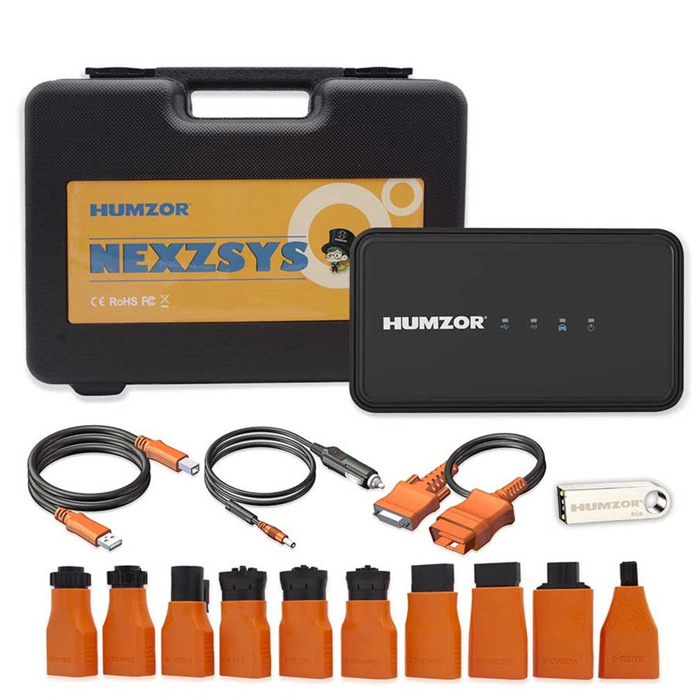 HUMZOR NexzSYS NS806 Truck Diagnostic Tool Support Windows System 18 Special Functions