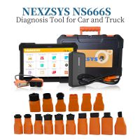 HUMZOR NS666S OBD2 스캐너 Bluetooth 전체 시스템 ABS 에어백 DPF IMMO 오일 재설정 차량 진단 도구