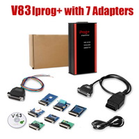 V84 iProg+ Programmer iProg Plus Full  with 7 Adapters Support IMMO + Mileage Correction + Airbag Reset