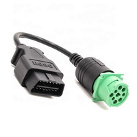 Cable obd2 de 9 a 16 Pines en el conector Cummings j1939 - 9pin