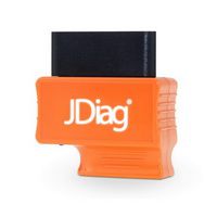 JDiag Bluetooth OBD2 스캔 코드 리더기 Faslink M2 Professional 차량 진단 도구 iPhone 및 Android(주황색) 호환