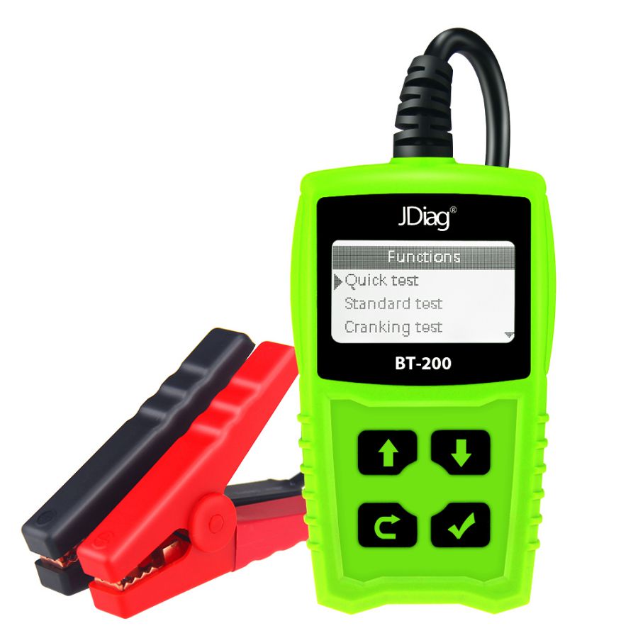 JDiag BT200 범용 12V 배터리 분석기 디지털 테스터 테스트 불량 배터리 테스트