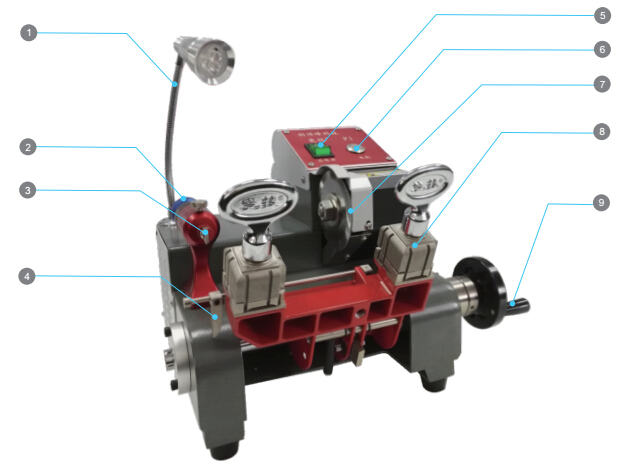 Máquina de corte de teclas planas Jingji P1 - 1