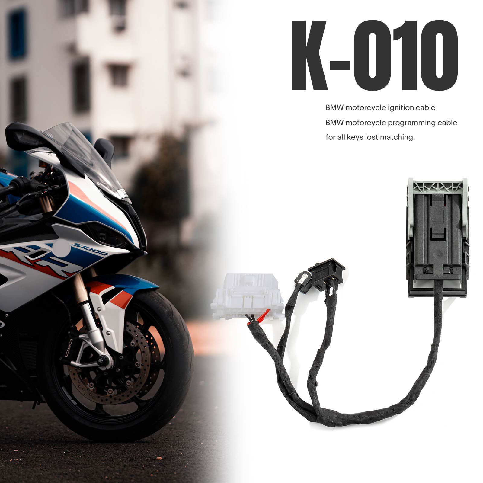 BMW 오토바이 점화/프로그램을 위한 OEM K-010 열쇠 46 일치하는 접합기 케이블 일치하는 모든 열쇠를 잃었습니다